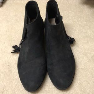 Clarks black booties